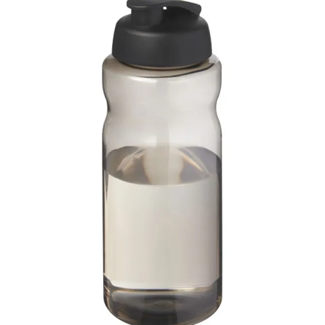 H2O Active® Eco Big Base bidon z wieczkiem zaciskowym o pojemności 1 litra / Ciemnografitowy 21017884
