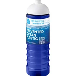 H2O Active® Eco Treble bidon z kopułową pokrywką o pojemności 750 ml  / Niebieski 21048005