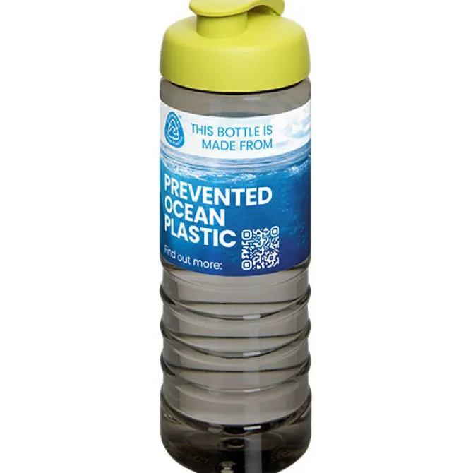 H2O Active® Eco Treble bidon z otwieraną pokrywką o pojemności 750 ml / Ciemnografitowy 21047902