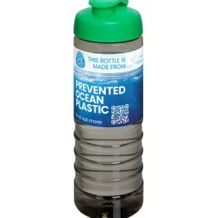 H2O Active® Eco Treble bidon z otwieraną pokrywką o pojemności 750 ml / Ciemnografitowy 21047903