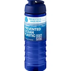 H2O Active® Eco Treble bidon z otwieraną pokrywką o pojemności 750 ml / Niebieski 21047905