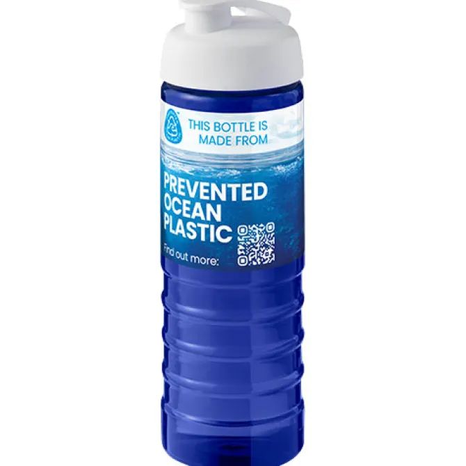 H2O Active® Eco Treble bidon z otwieraną pokrywką o pojemności 750 ml / Niebieski 21047908