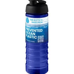 H2O Active® Eco Treble bidon z otwieraną pokrywką o pojemności 750 ml / Niebieski 21047906