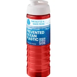 H2O Active® Eco Treble bidon z otwieraną pokrywką o pojemności 750 ml / Czerwony 21047909