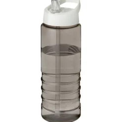 H2O Active® Eco Treble bidon z pokrywką z tutką o pojemności 750 ml  / Ciemnografitowy 21048201