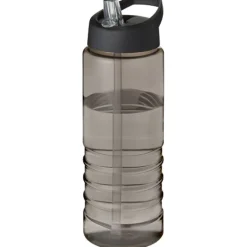 H2O Active® Eco Treble bidon z pokrywką z tutką o pojemności 750 ml  / Ciemnografitowy 21048200