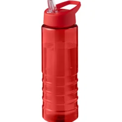 H2O Active® Eco Treble bidon z pokrywką z tutką o pojemności 750 ml  / Ciemnografitowy 21048209