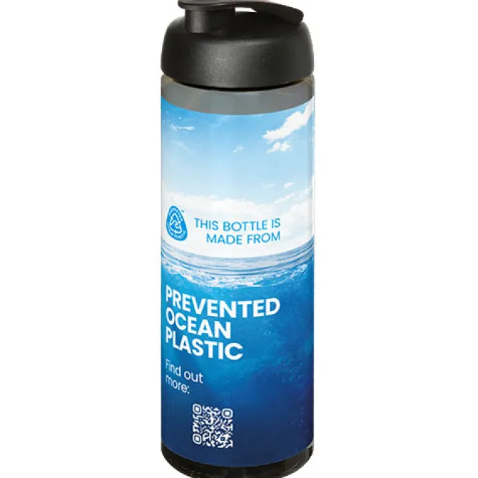 H2O Active® Eco Vibe 850 ml, bidon sportowy z odchylaną pokrywką / Ciemnografitowy 21048301