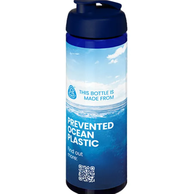 H2O Active® Eco Vibe 850 ml, bidon sportowy z odchylaną pokrywką / Niebieski 21048305