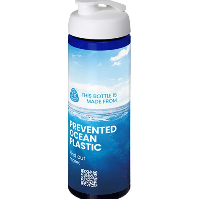 H2O Active® Eco Vibe 850 ml, bidon sportowy z odchylaną pokrywką / Niebieski 21048307