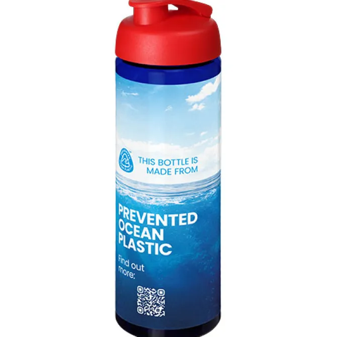 H2O Active® Eco Vibe 850 ml, bidon sportowy z odchylaną pokrywką / Niebieski 21048308