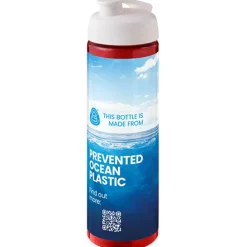 H2O Active® Eco Vibe 850 ml, bidon sportowy z odchylaną pokrywką / Czerwony 21048309