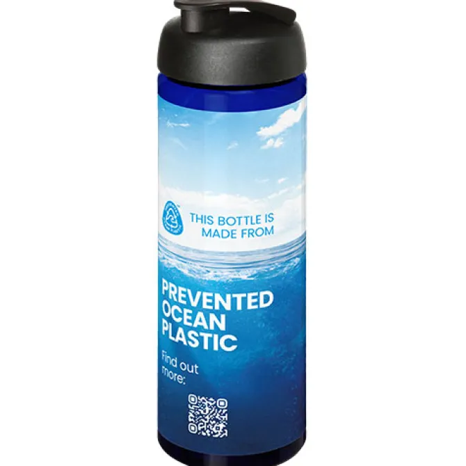 H2O Active® Eco Vibe 850 ml, bidon sportowy z odchylaną pokrywką / Niebieski 21048306