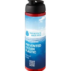 H2O Active® Eco Vibe 850 ml, bidon sportowy z odchylaną pokrywką / Czerwony 21048311