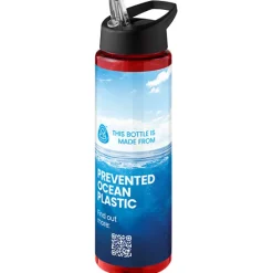 H2O Active® Eco Vibe 850 ml, bidon z dzióbkiem  / Czerwony 21048608