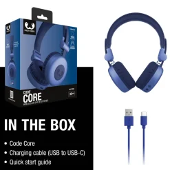 3HP1000 I Fresh 'n Rebel Code Core-Wireless on-ear Headphone / Niebieski LT49733-N0011