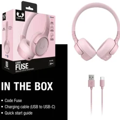 3HP1100 I Fresh 'n Rebel Code Fuse-Wireless on-ear headphone / Różowy LT49734-N0076