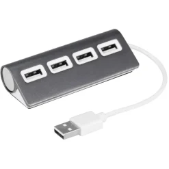 Hub USB 2.0 | Fletcher / Szary V3447-19