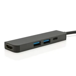 Hub USB 3.0 i USB typu C Terra, wejście HDMI 4K, RABS / Szary P308.652