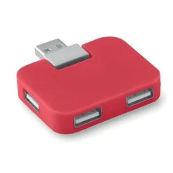 Hub USB 4 porty / Czerwony MO8930-05