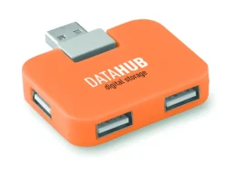 Hub USB 4 porty / Pomarańczowy MO8930-10