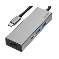 Hub USB, USB-C, HDMI Hama / Szary VH070-19