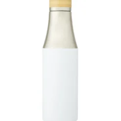 Hulan miedziana, próżniowo izolowana butelka o pojemności 540 ml z bambusową pokrywką / Bladoniebieski 10066750