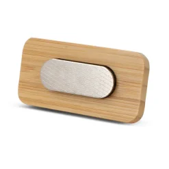 Identyfikator bambusowy z magnesem / Naturalny LT99723-N0094