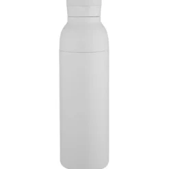 Illuminate butelka termiczna o pojemności 650 ml z podwójnymi ściankami, wykonana ze stali nierdzewnej z recyklingu z certyfikatem RCS. / Czerwony 10083821
