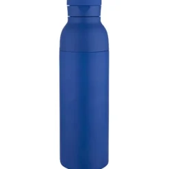 Illuminate butelka termiczna o pojemności 650 ml z podwójnymi ściankami, wykonana ze stali nierdzewnej z recyklingu z certyfikatem RCS. / Królewski niebieski 10083853