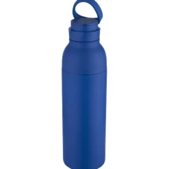 Illuminate butelka termiczna o pojemności 650 ml z podwójnymi ściankami, wykonana ze stali nierdzewnej z recyklingu z certyfikatem RCS. / Królewski niebieski 10083853