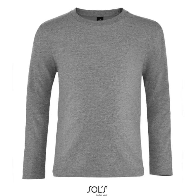 IMPERIAL dziecięca bluzka / Szary melanż S02947-GM-4XL