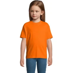 IMPERIAL Dziecięcy T-SHIRT / Pomaranczowy S11770-OR-XXL