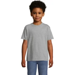 IMPERIAL Dziecięcy T-SHIRT / Szary Melanż S11770-GM-XL