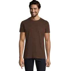 IMPERIAL Męski T-SHIRT 190g / Chocolate S11500-CH-3XL