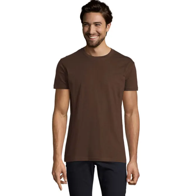 IMPERIAL Męski T-SHIRT 190g / Chocolate S11500-CH-3XL