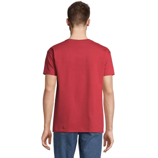 IMPERIAL Męski T-SHIRT 190g / Folk Red Twin S11500-FR-S