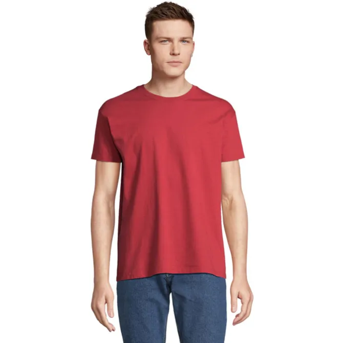 IMPERIAL Męski T-SHIRT 190g / Folk Red Twin S11500-FR-S