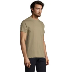 IMPERIAL Męski T-SHIRT 190g / Khaki S11500-KH-XS