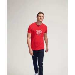 IMPERIAL Męski T-SHIRT 190g / Pomarańczowy S11500-OR-3XL