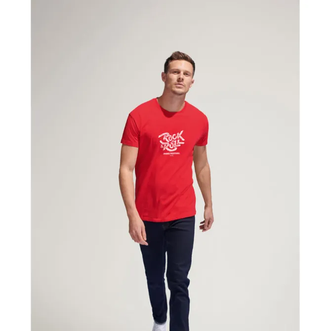 IMPERIAL Męski T-SHIRT 190g / Pomarańczowy S11500-OR-XXL