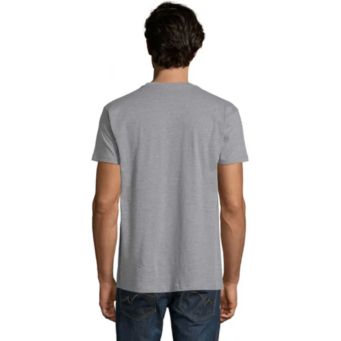 IMPERIAL Męski T-SHIRT 190g / Szary melanż S11500-GM-M