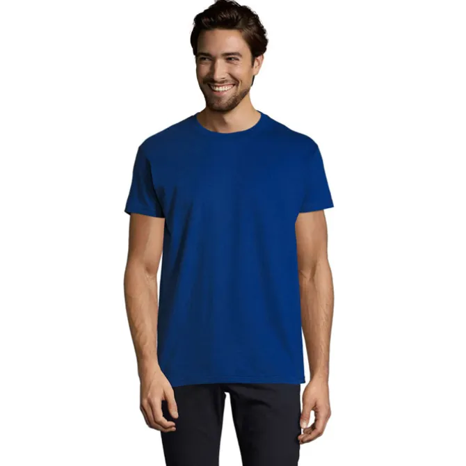 IMPERIAL Męski T-SHIRT 190g / Ultramaryna S11500-UL-3XL