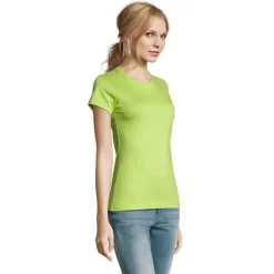 IMPERIAL WOMEN T-SHIRT 190g / Apple Green S11502-AG-M