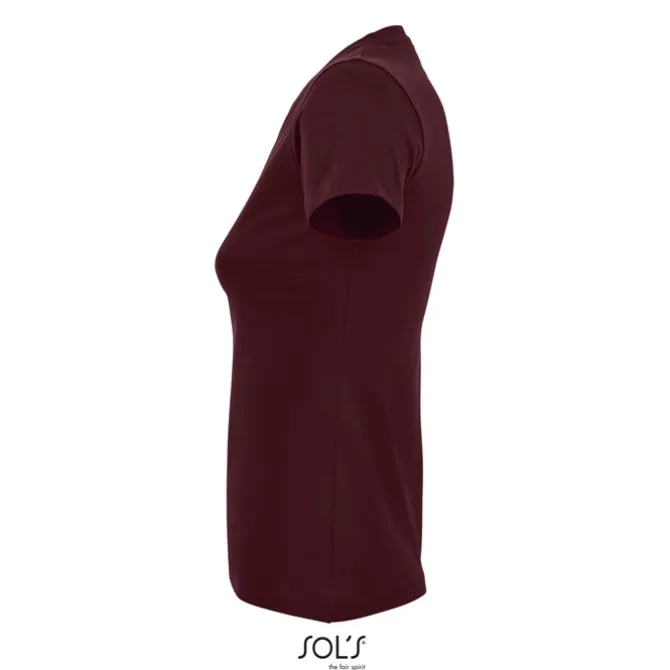 IMPERIAL WOMEN T-SHIRT 190g / Burgundy S11502-BG-XL
