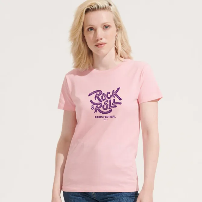 IMPERIAL WOMEN T-SHIRT 190g / Cukierowy Róż S11502-AX-S