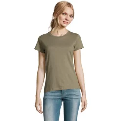 IMPERIAL WOMEN T-SHIRT 190g / Khaki S11502-KH-L