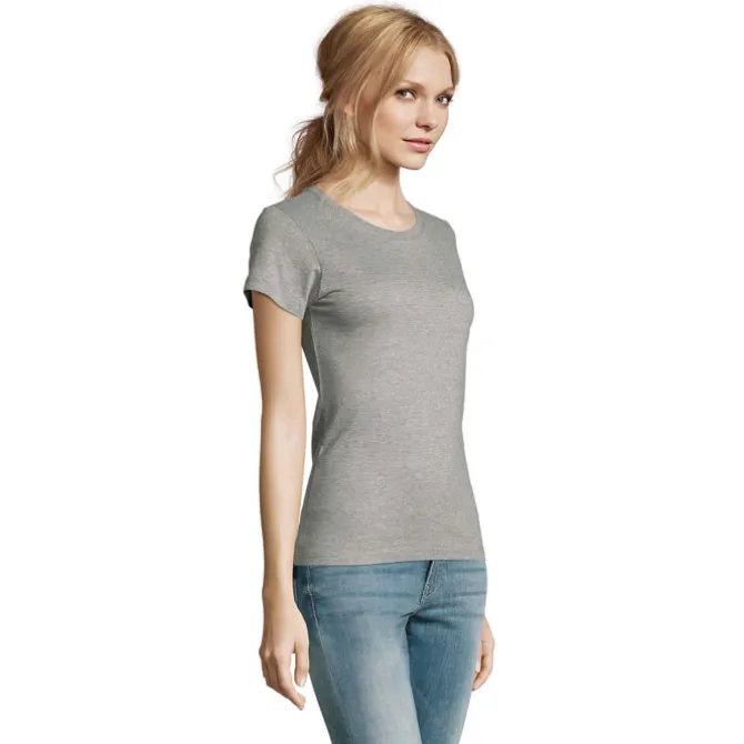 IMPERIAL WOMEN T-SHIRT 190g / Szary melanż S11502-GM-L