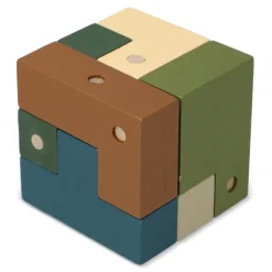 InSideOut Drewniana kostka do gry think iq / Asortyment fluoru LT57404-N0099