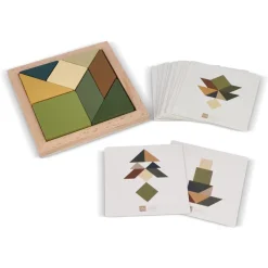 InSideOut Drewniana układanka Tangram think iq / Asortyment fluoru LT57405-N0099